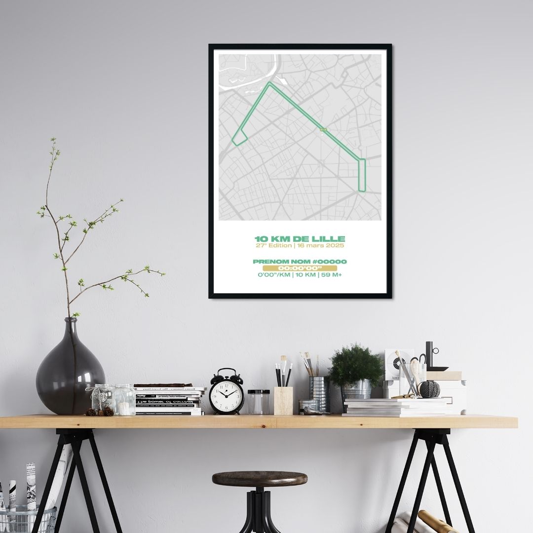 Affiche personnalisée 10KM de Lille