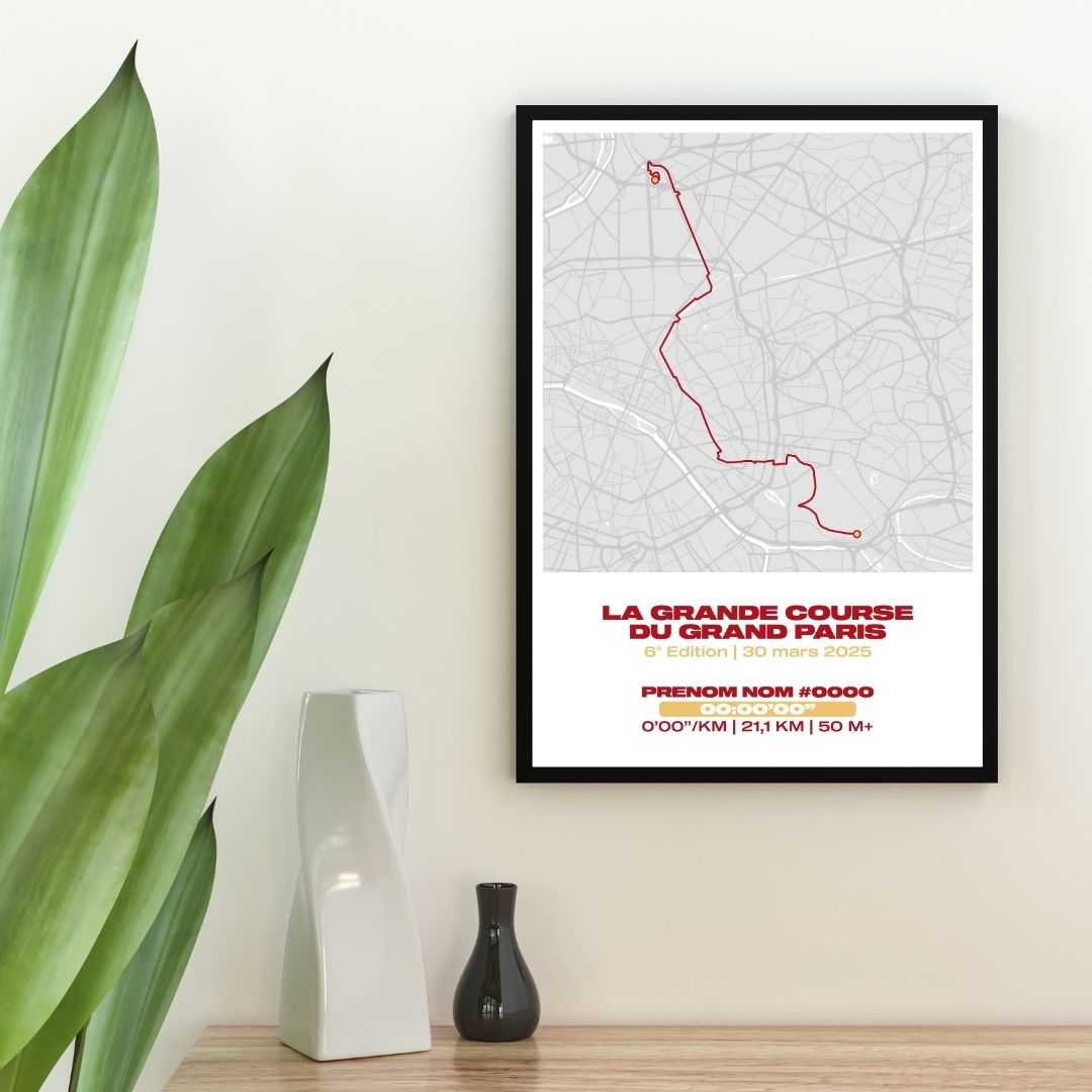 Affiche personnalisée Semi-Marathon de la Grande Course du Grand Paris