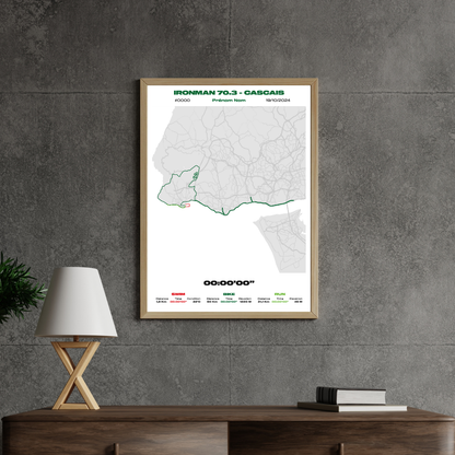 Affiche personnalisée Ironman 70.3 Cascais