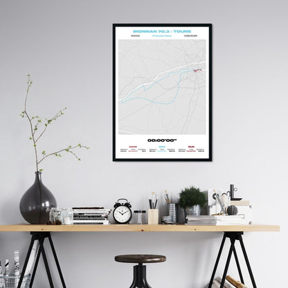 Affiche personnalisée Ironman 70.3 Tours