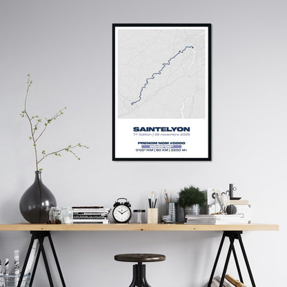 Affiche personnalisée SaintéLyon 2025