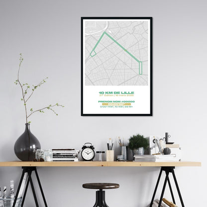 Affiche personnalisée 10KM de Lille