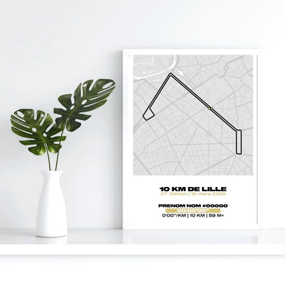 Affiche personnalisée 10KM de Lille