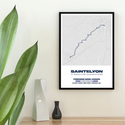 Affiche personnalisée SaintéLyon 2025