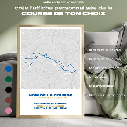 Affiche personnalisée Running & Trail sur mesure
